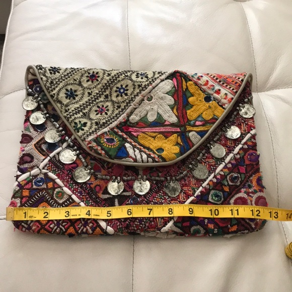 Anthropologie Embroidered Clutch. - Picture 6 of 7